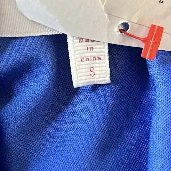 Perfectly Priscilla Dress Small One Shoulder Blue Floral Boho Tiered Preppy‎ NEW - Picture 9 of 16